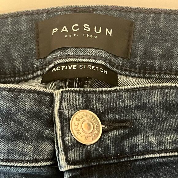 Pacsun Stacked Skinny Active Stretch Denim Jeans 34 x 34 - Picture 7 of 11